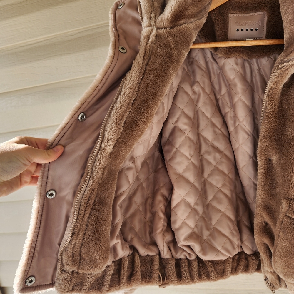 Blanknyc Bicoastal teddy jacket size XS - Picture 11 of 15